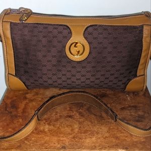 Authentic Vintage Gucci GG Mini Monogram Shoulder Bag